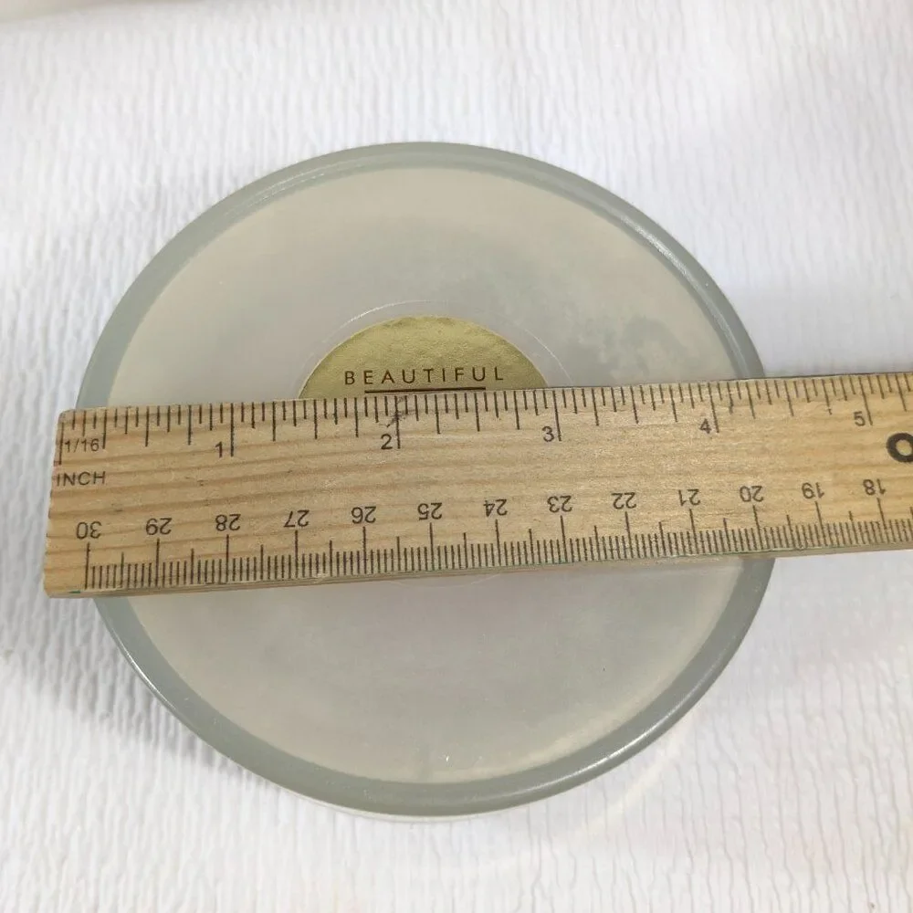 Vintage Estee Lauder Beautiful Perfumed Body Powder EMPTY container box  w/ puff
